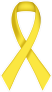 Thin Yellow Ribbon Die-Cut Sticker