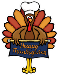This Culinary Turkey Is Ready To Celebrate Thanksgiving Sticker