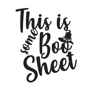 This Is Some Boo Sheet Lettering Sticker