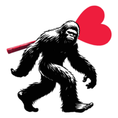 This Whimsical Bigfoot Sticker