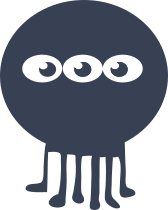 Three-Eyed Alien Octopus Sticker