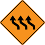 Three Lanes Moving Left Sticker
