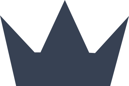 Three Point Crown Sticker