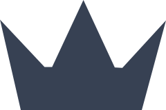 Three Point Crown Sticker