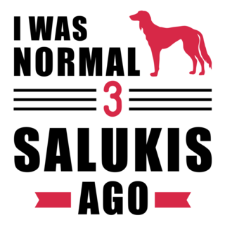 Three Salukis Ago Sticker
