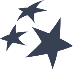 Three Stars Sticker