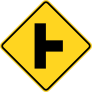 Three Way Intersection Sticker