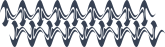 Thrilling Flames Design Border Sticker