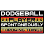 Throwing Things Dodgeball Sticker
