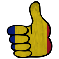 Thumbs Up Chad Flag Sticker