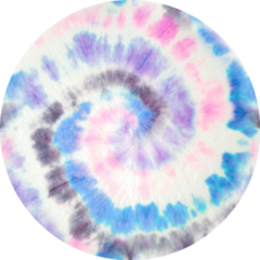 Tie Dye Artistic Design Sticker