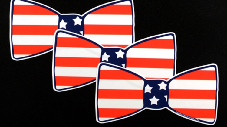 Tied To The South Custom Die Cut Stickers