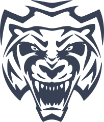 Tiger Face With Open Mouth Sticker