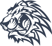 Tiger Head Roaring Sticker