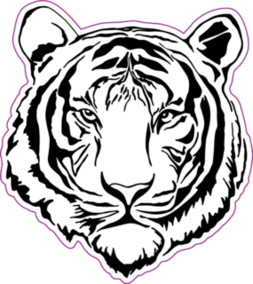 Tiger Head Silhouette