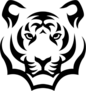 Tiger Head Sticker