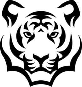 Tiger Head Sticker