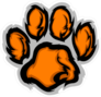 Tiger Paw Mascot Sticker