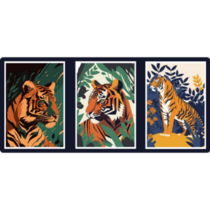 Tiger Prints Sticker