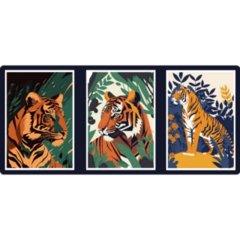 Tiger Prints Sticker