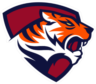 Tiger Shield Mascot Sticker