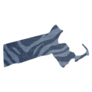 Tiger Skin State Map Massachusetts Sticker
