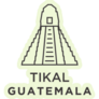 Tikal Guatemala Logo Sticker