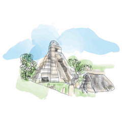 Tikal National Park Sticker