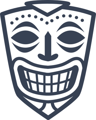 Tiki Mask Sticker