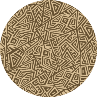 Tiki Pattern Sticker