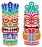 Tiki Pole Totem Set Sticker
