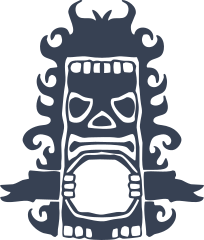 Tiki Screaming Sticker