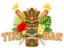 Tiki Tribal Bar Beach Sticker