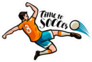 Time to Soccer Sticker