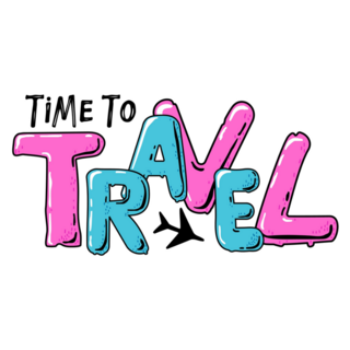 Time To Travel Groovy Sticker