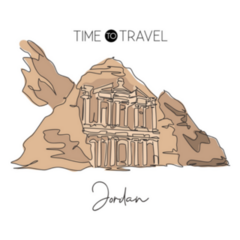Time To Travel Jordan Illustration Sticker