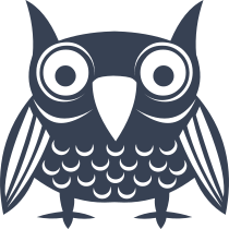 Tired Owl Sticker