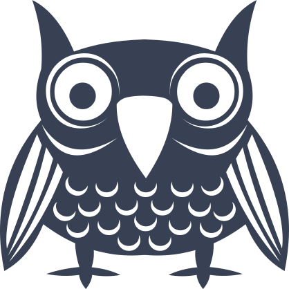 Tired Owl Sticker