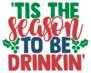 Tistheseasontobedrinkin Sticker