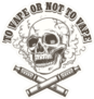 To Vape Or Not To Vape Skull Sticker