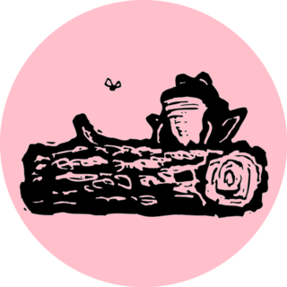 Toad On A Log With Fly Sticker