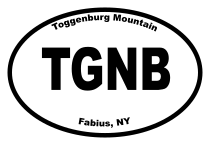 Toggenburg Mountain Oval Sticker