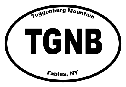 Toggenburg Mountain Oval Sticker