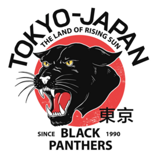 Tokyo-Japan Black Panther Sticker