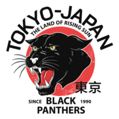 Tokyo-Japan Black Panther Sticker