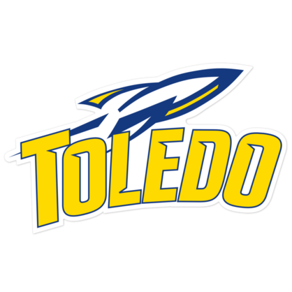Toledo Rockets NCAA Logo Sticker