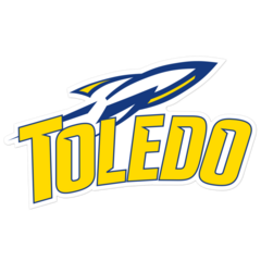 Toledo Rockets NCAA Logo Sticker