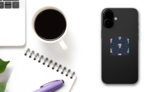 Tongue In Psychedelic Style Sticker on a Phone (New) example
