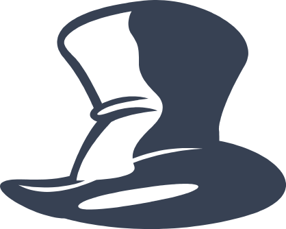 Top Hat Sticker