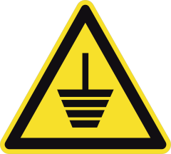 Top Heavy Sign Sticker